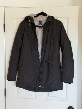 Helly Hansen Black Women's Hooded Winter Parka Jacket